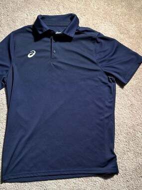 ASICS Men's Court Performance Polo Shirt in Midnight Navy